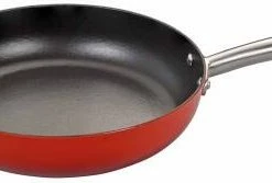 Küchenprofi Bratpfanne Hoch Aus Gusseisen In Rot