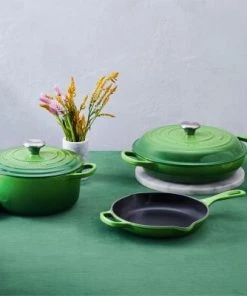 Le Creuset Brat- Und Servierpfanne SIGNATURE In Bamboo Green -Wesco store LECREUSET 1146