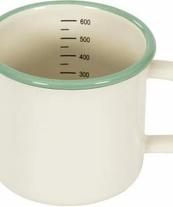 Kockums Sauciere Mit Skala Aus Emaille, Cream Lux