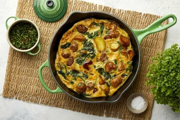 Le Creuset Brat- Und Servierpfanne SIGNATURE In Bamboo Green – Bild 2