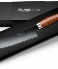 Nesmuk Kochmesser Janus In Amboina -Wesco store Nesmuk JANUS chef amboyna case neu 1 l