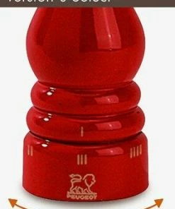 PEUGEOT Salzmühle Paris In Buche Rot Mit Justierbarem Mahlgrad 12 Cm 12 PEUGEOT Salzmühle Paris In Buche Rot Mit Justierbarem Mahlgrad 12 Cm -Wesco store Paris rot U4