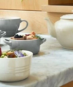 Le Creuset Topf Für Kochkellen In Deep Teal -Wesco store Perlgrau Poterie LS03 neu l