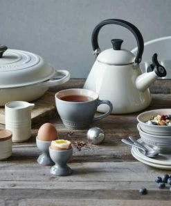 Le Creuset Topf Für Kochkellen In Deep Teal -Wesco store Perlgrau Poterie LS06 neu 3