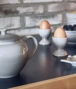 Le Creuset Topf Für Kochkellen In Deep Teal -Wesco store Perlgrau Poterie LS neu 1 l