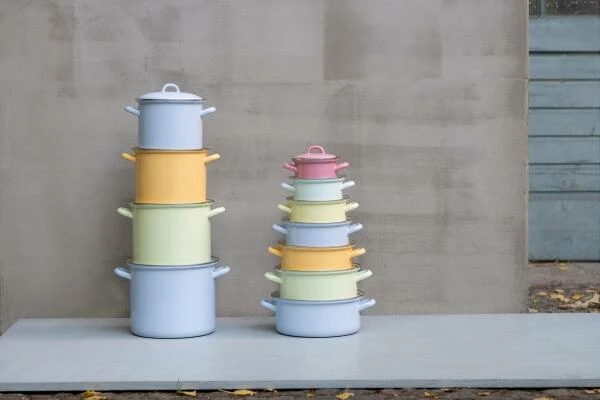 Riess Emaille Riess Kasserolle Aus Emaille In Türkis 5 Riess Emaille Riess Kasserolle Aus Emaille In Türkis – Bild 3