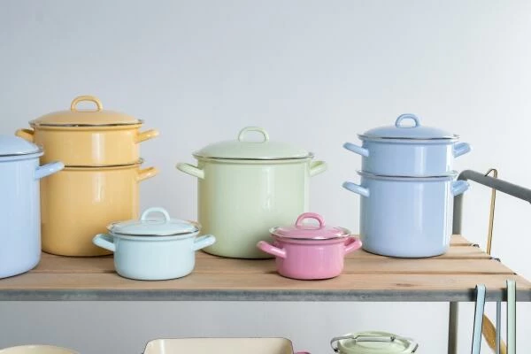 Riess Emaille Riess Kasserolle Aus Emaille In Türkis 6 Riess Emaille Riess Kasserolle Aus Emaille In Türkis – Bild 4