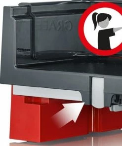 GRAEF Allesschneider Sliced Kitchen SKS 10003 In Rot -Wesco store S10003 Kindersicherung durch Schlittenfeststellung neu
