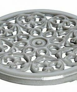 Staub Topfuntersetzer Lilie In Grau