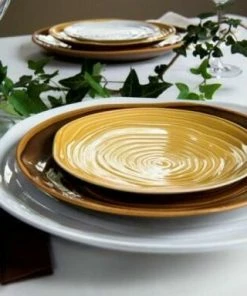 Pillivuyt Teller Tief Teck In Hellblau 260 Mm -Wesco store Teck Blanc miel Bronze neu l