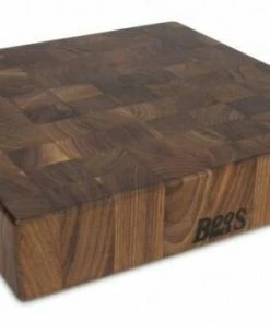 Boos Blocks Hackbrett Aus Walnuss, 38 X 38 Cm