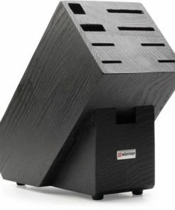 Wüsthof Messerblock In Esche Schwarz Für 9 Teile (unbestückt)