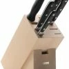 Wüsthof Classic Messerblock Aus Buche Natur Mit 5 Teilen -Wesco store Wuesthof Messerblock Classic 1090170501