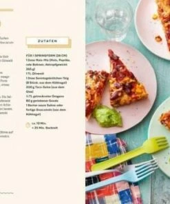 Zabert Sandmann Verlag Zunner Marianne: Yummy – Ruck-Zuck-Küche -Wesco store Yummy Ruck zuck Texmex Pizzakuchen 1024x595 l