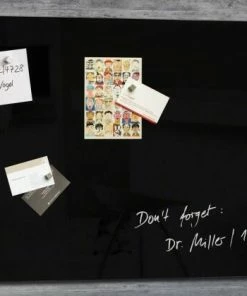 Sigel Glas-Magnetboard Artverum® Schwarz, 60 X 40 Cm