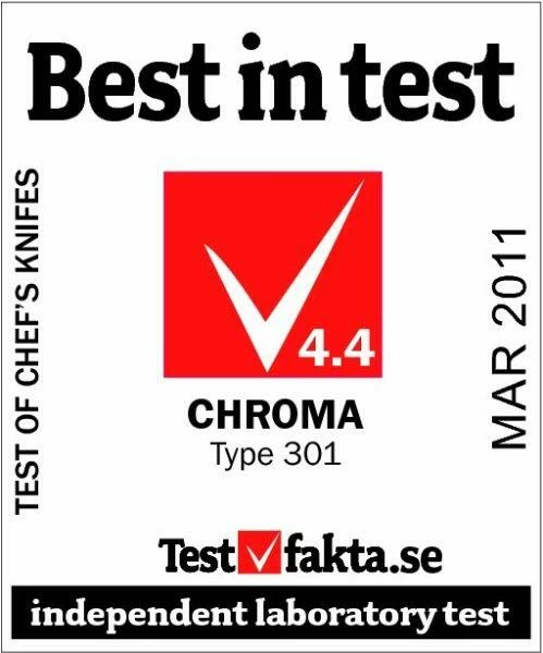 Chroma Type 301 Kochmesser P-18 Mit Hammerschlag 4 Chroma Type 301 Kochmesser P-18 Mit Hammerschlag – Bild 2