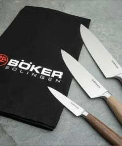 Böker Messerset Core Mit Geschirrtuch, 4-teilig