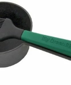 Big Green Egg Gusseisen Saucentopf Mit Pinsel