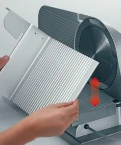 GRAEF Allesschneider Sliced Kitchen SKS 900 In Titan 12 GRAEF Allesschneider Sliced Kitchen SKS 900 In Titan -Wesco store hochklappbarer Schlitten neu