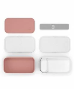 Monbento MB Original Bento-Box, Rosa Flamingo -Wesco store mbo flamingo exploded