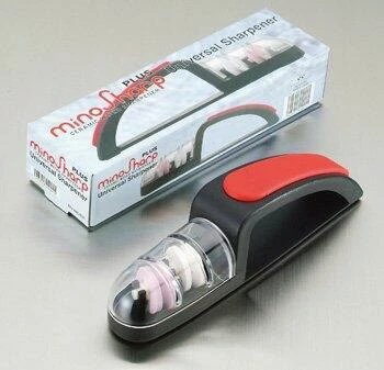 MinoSharp Keramik Handschleifer 440 BR Plus In Rot/schwarz 3 MinoSharp Keramik Handschleifer 440 BR Plus In Rot/schwarz