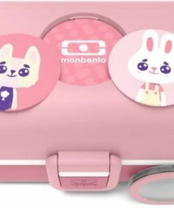 Monbento MB Tresor Bento-Box In Rosa Blush (B-Ware - Akzeptabler Zustand) -Wesco store monbento tresor blush dessus 1 1