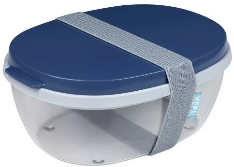 Mepal Salatbox Ellipse - Nordic Denim 3 Mepal Salatbox Ellipse - Nordic Denim