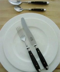 Eichenlaub Salatgabel Aus Ebenholz -Wesco store titel ebenholz tafelbesteck teller 300dpi 1 l 2